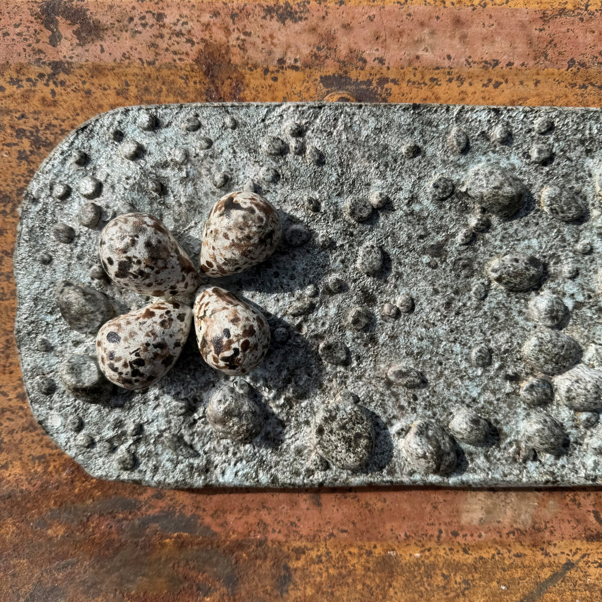 Stoneware Wall Panel - Ringed Plover's Nest