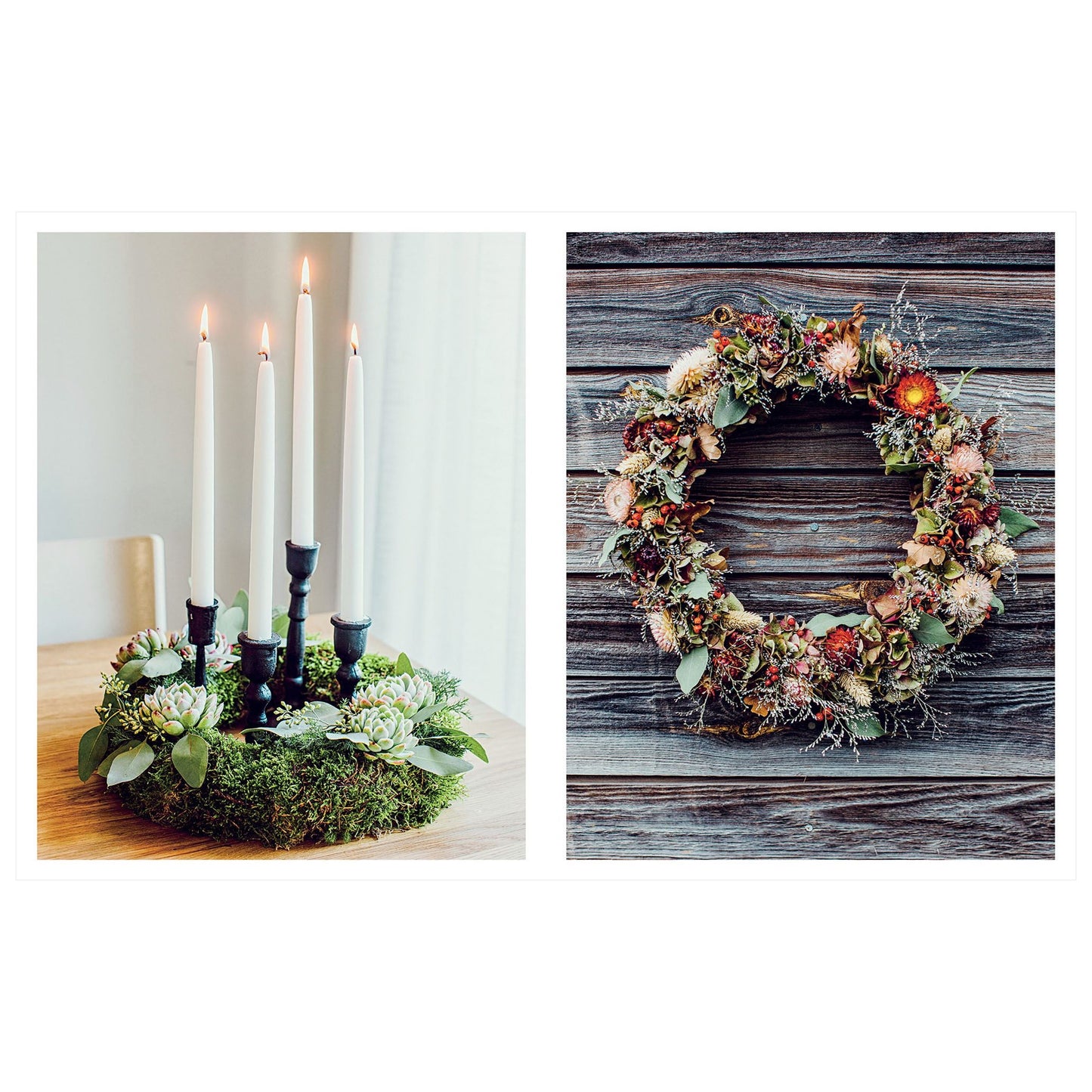 A Year of Flower Wreaths - Book