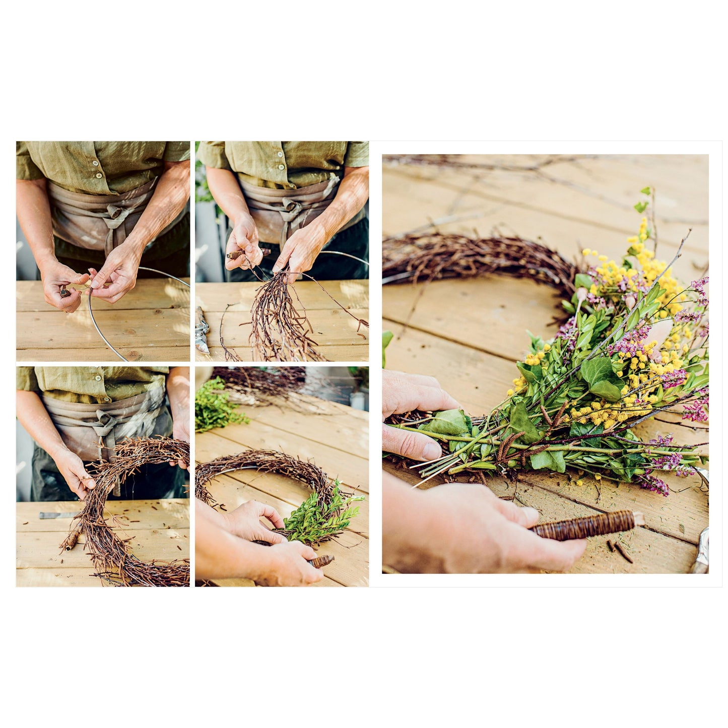 A Year of Flower Wreaths - Book