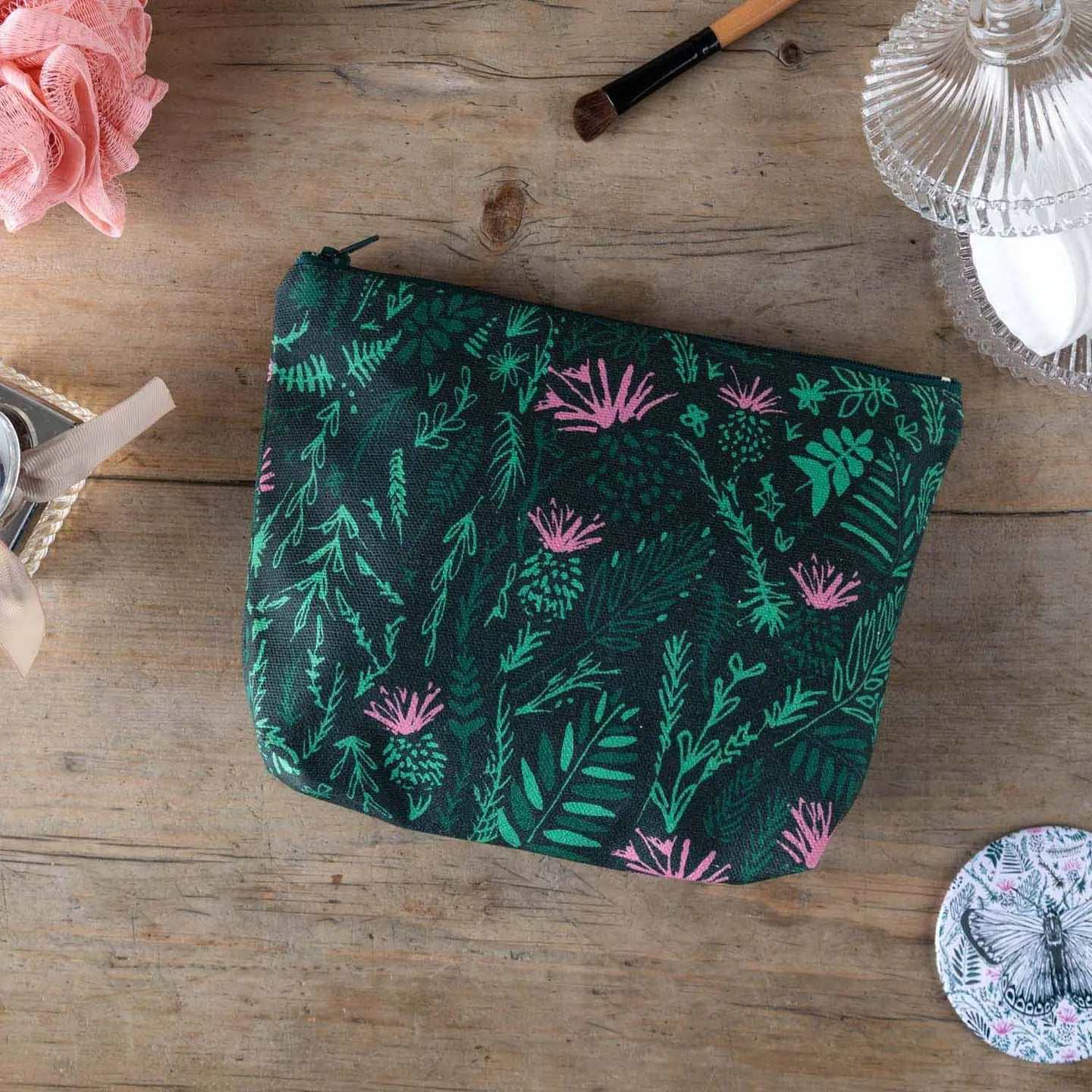 Thistles Cosmetic / Makeup Bag