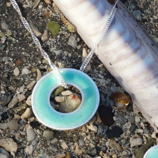 Memories of the Beach Pendant - Turquoise