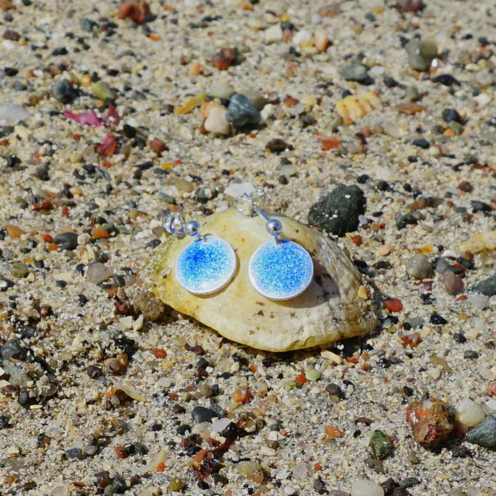Memories of the Beach Stud Earrings - Blue