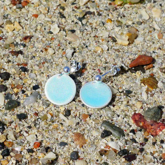 Memories of the Beach Stud Earrings - Turquoise