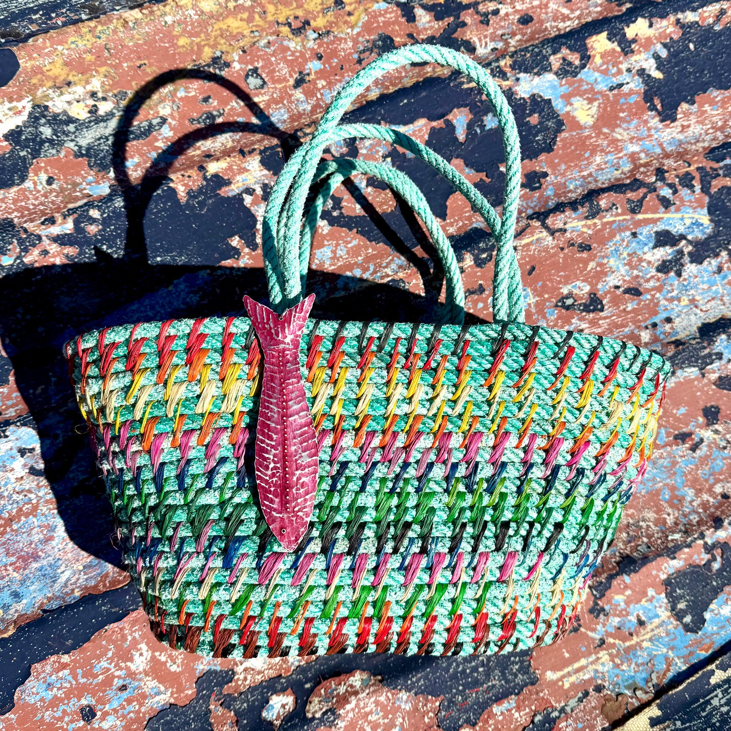 Fishing Rope Shopping Baskets