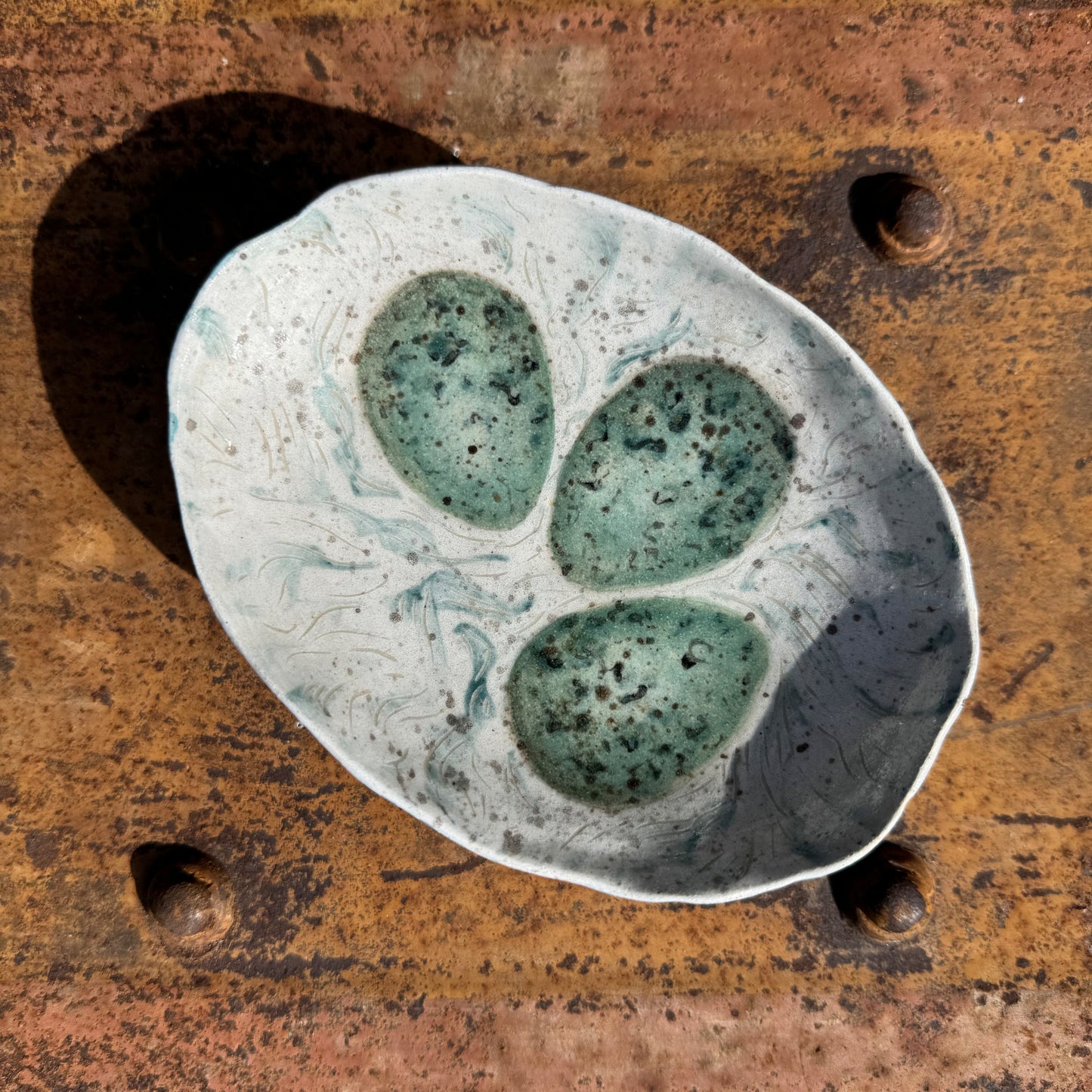 Lunga Rock Bowl - Three Tern Eggs