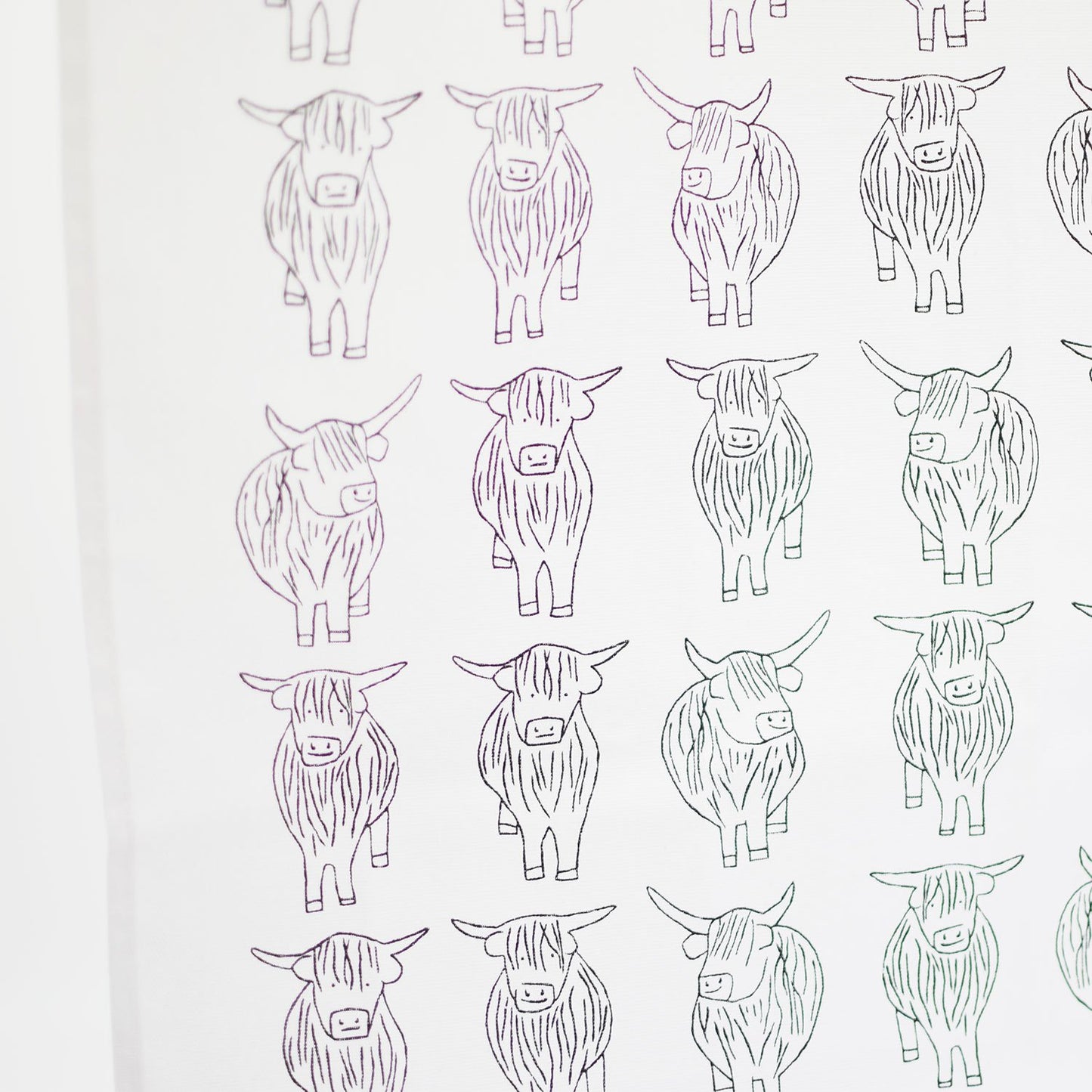 Highland Cow Tea Towel