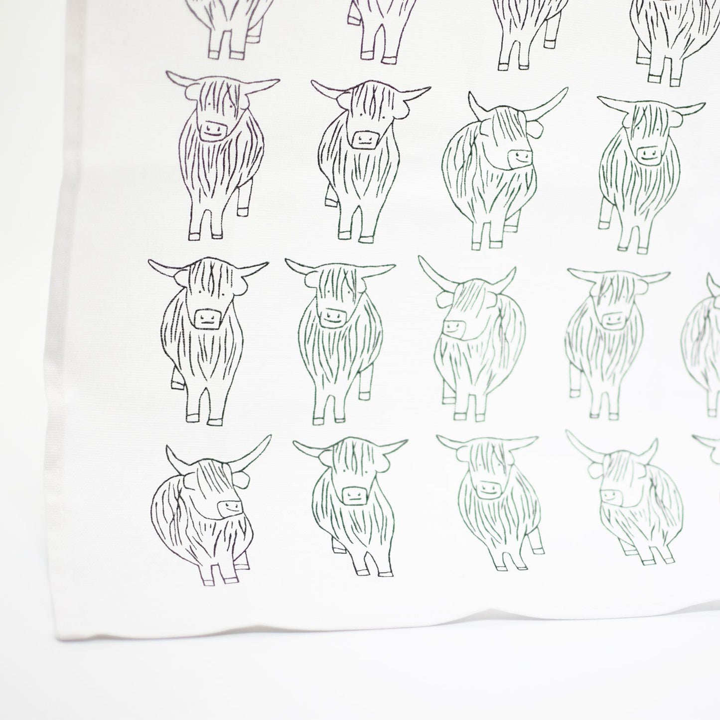 Highland Cow Tea Towel