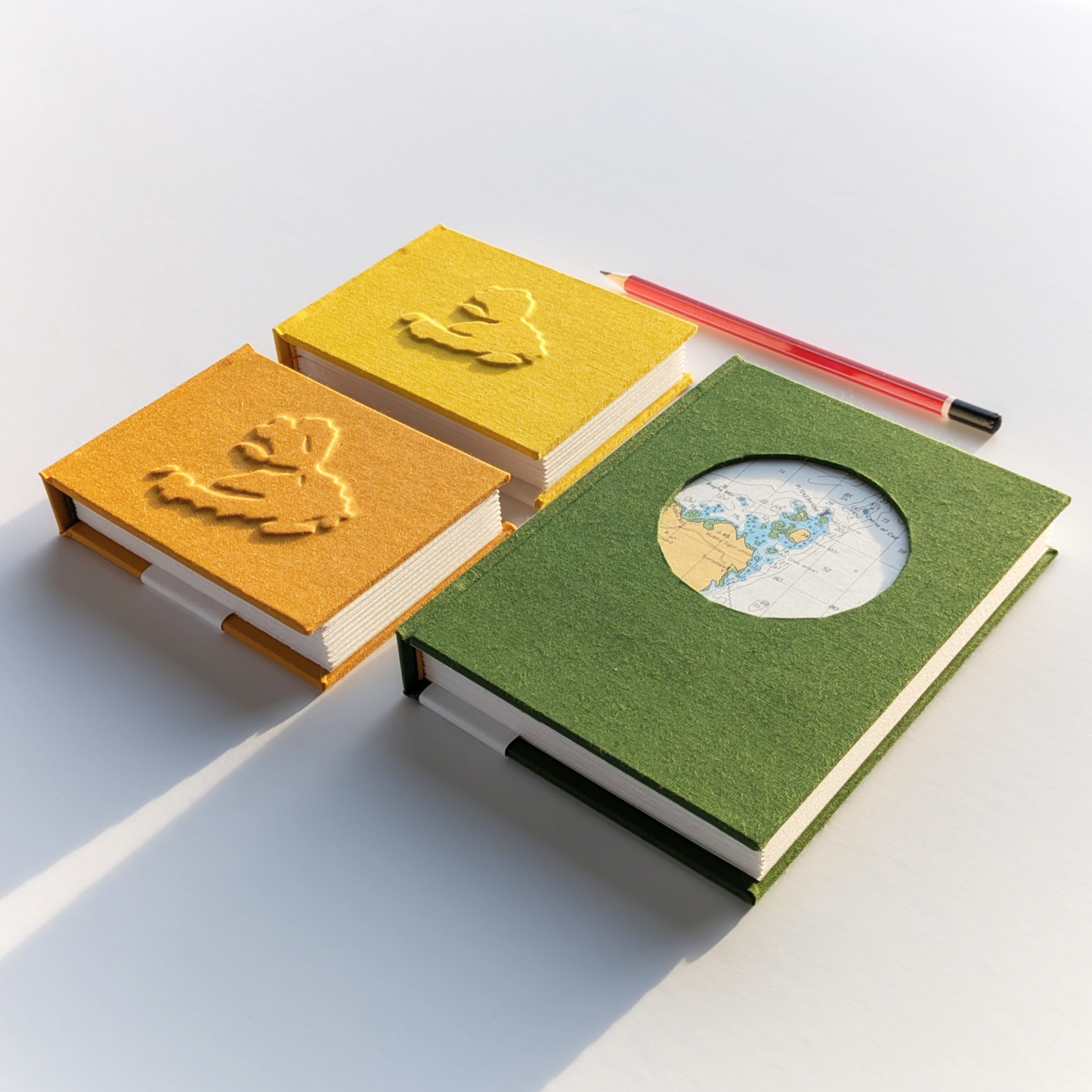 Small Embossed Isle of Mull Watercolour Sketchbook