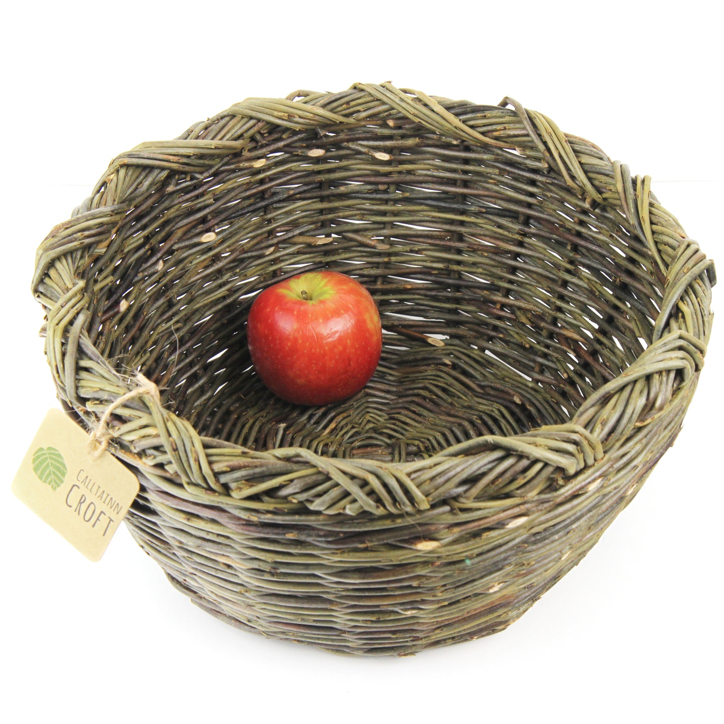 Willow Fruit Basket - Rope Style Border