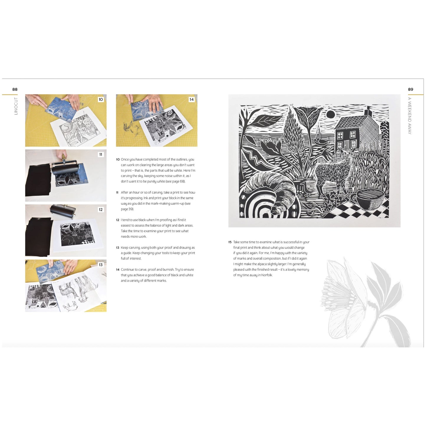 Linocut - A Creative Guide to Making Beautiful Prints - Book