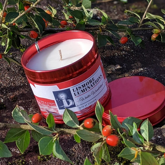 Christmas Candle Tin