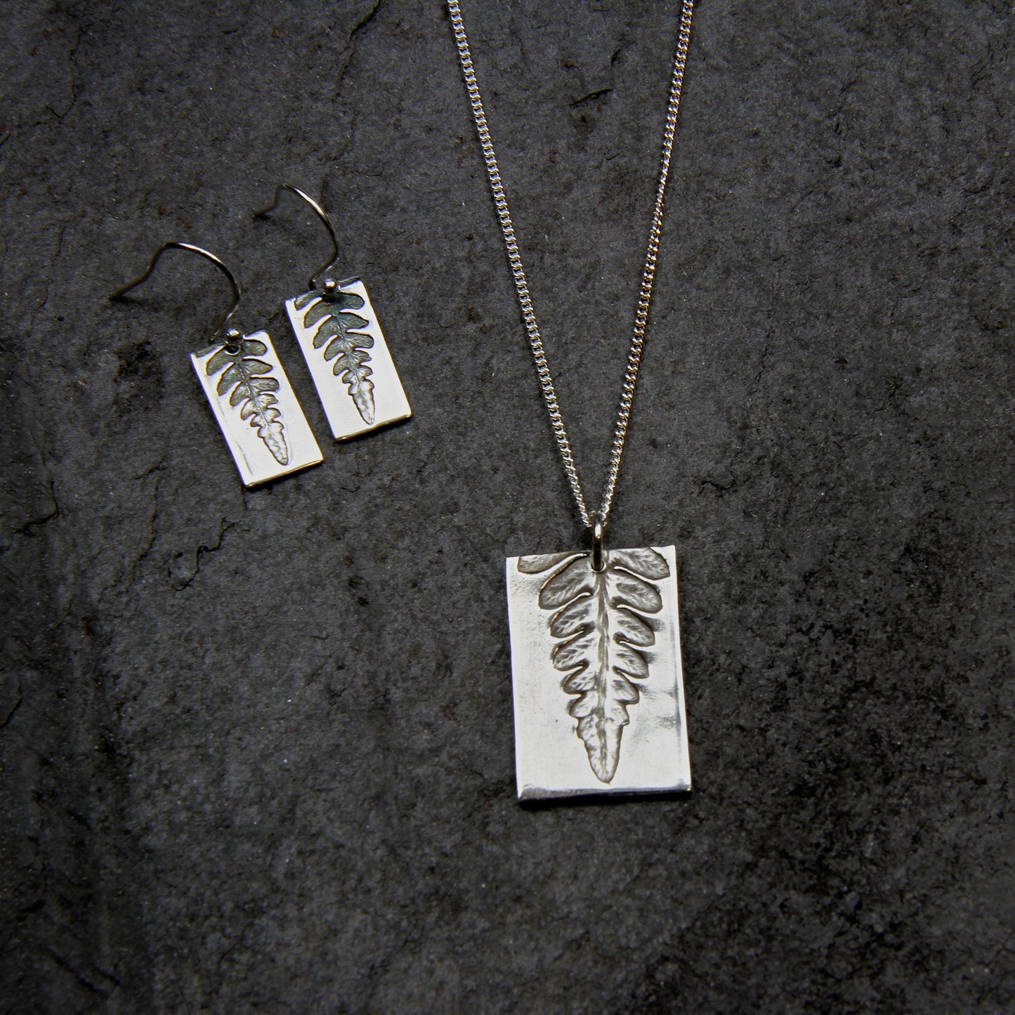 Fern Pendant on Chain - Drift Designs