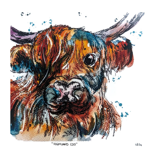 Highland Coo - Print