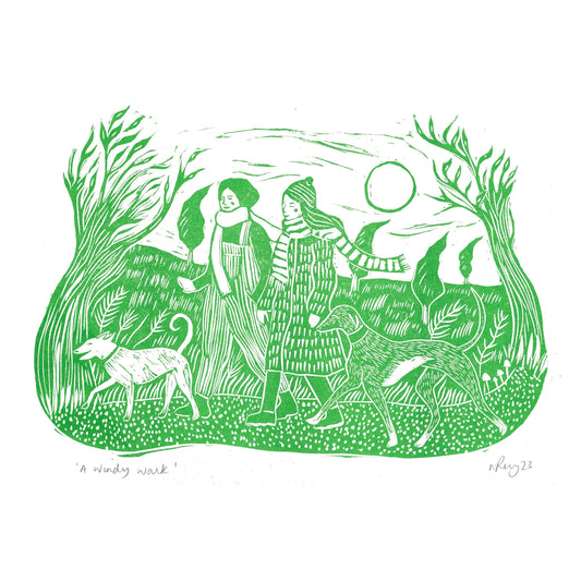 A Windy Walk - Risoprint