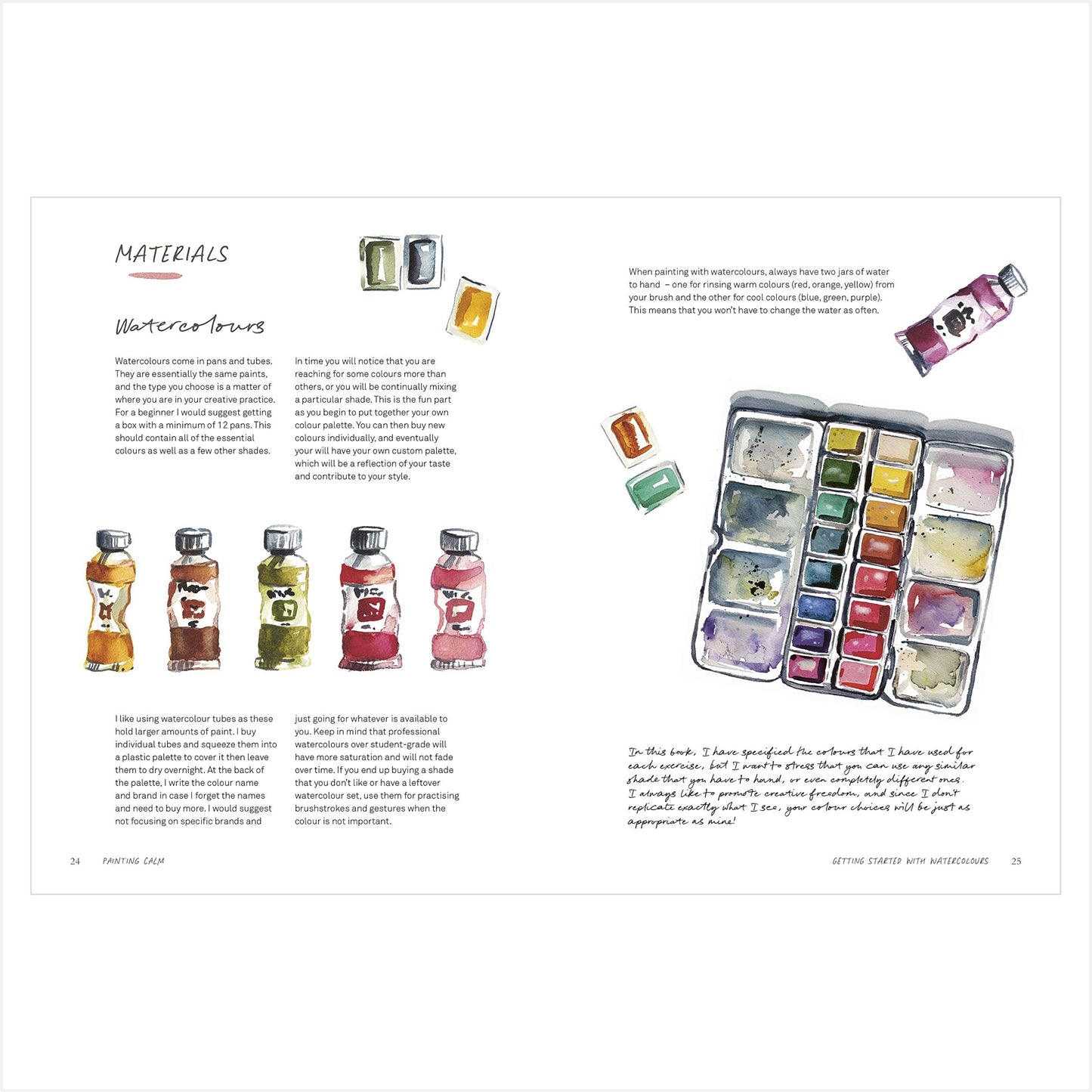 Painting Calm - Watercolour Book