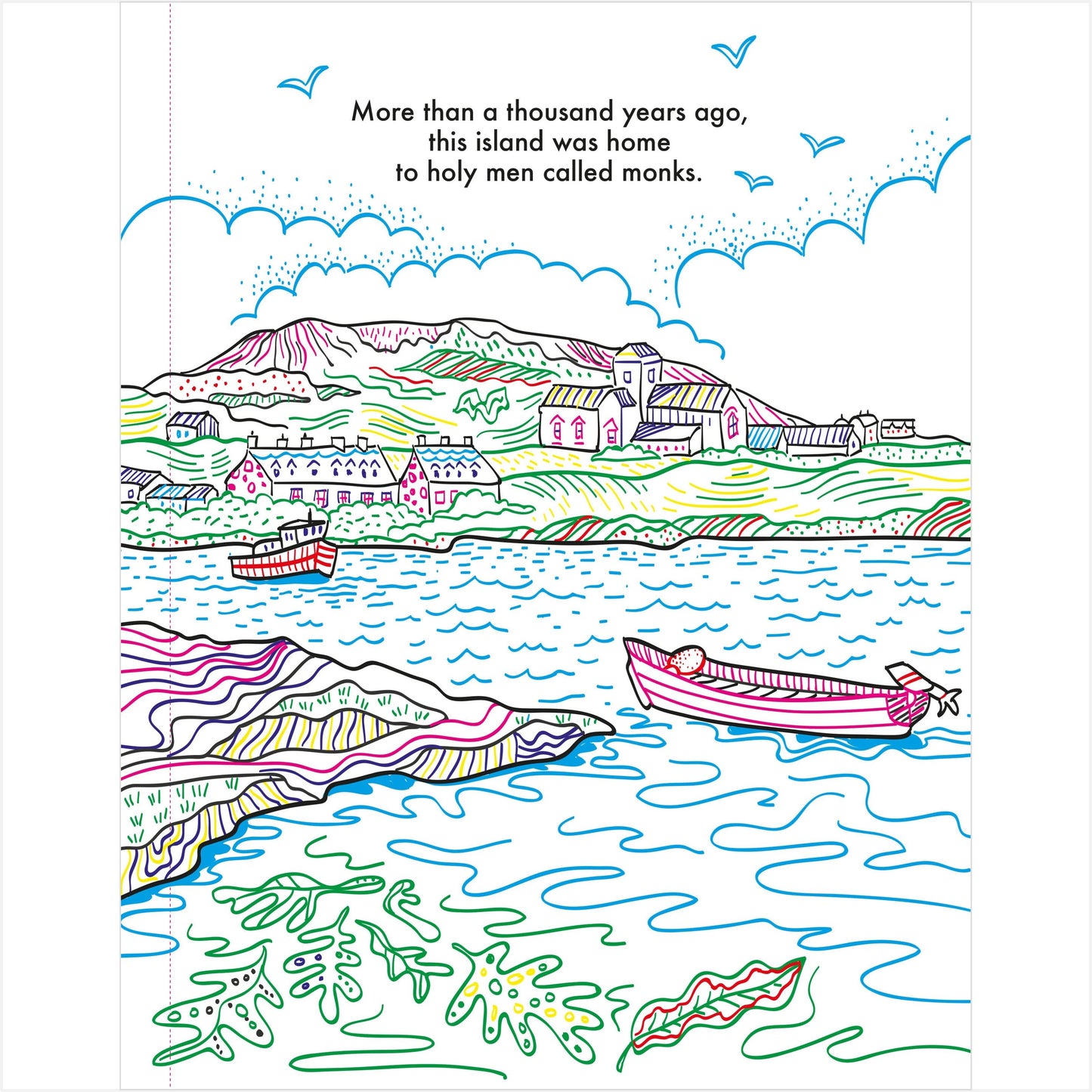 Magic Painting Book: Scottish Coast and Seashore