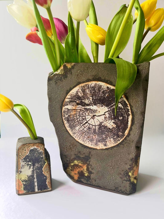 'A Sense of Place' - Glazed  Stoneware Large Sculptural Vase