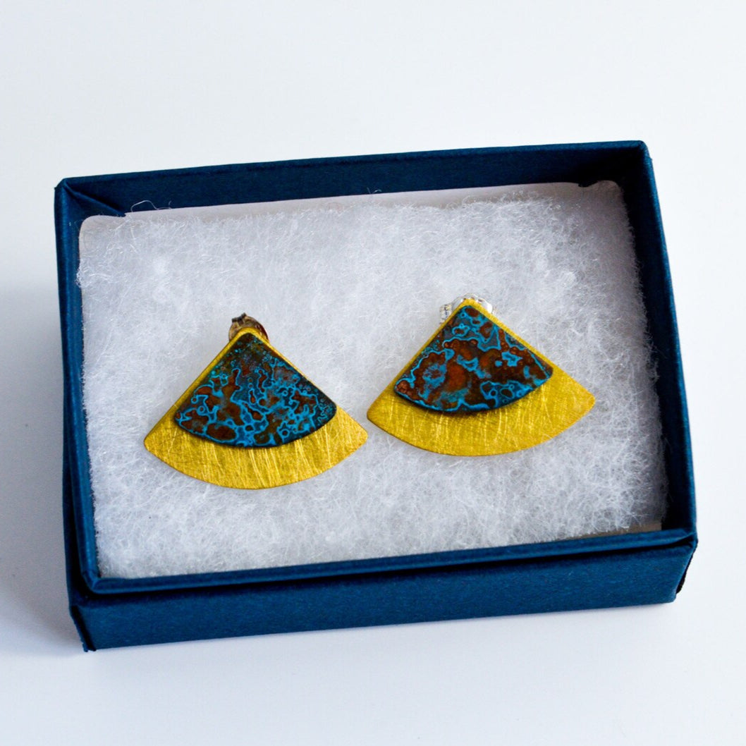 Art Deco Stud Earrings