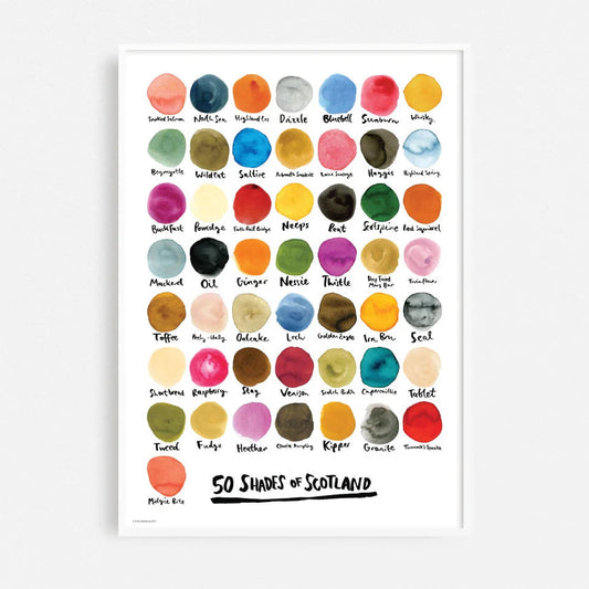 50 Shades of Scotland - A3 Print
