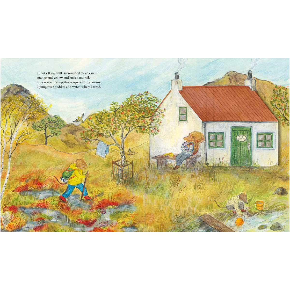 Mouse goes to the Mountains (Mouses Wood) - Book