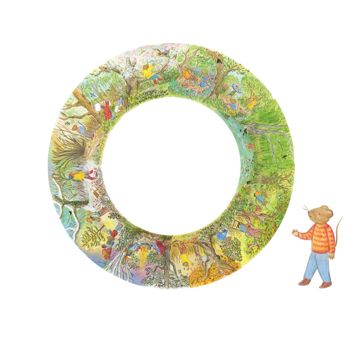 Mouses Wood Story Puzzle