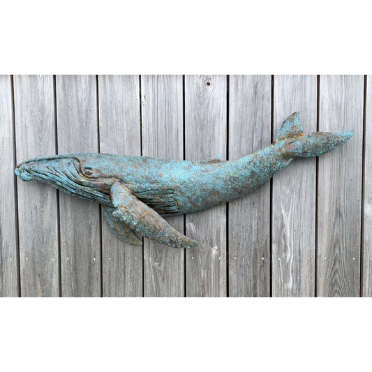 Large Tin Humpback Whale