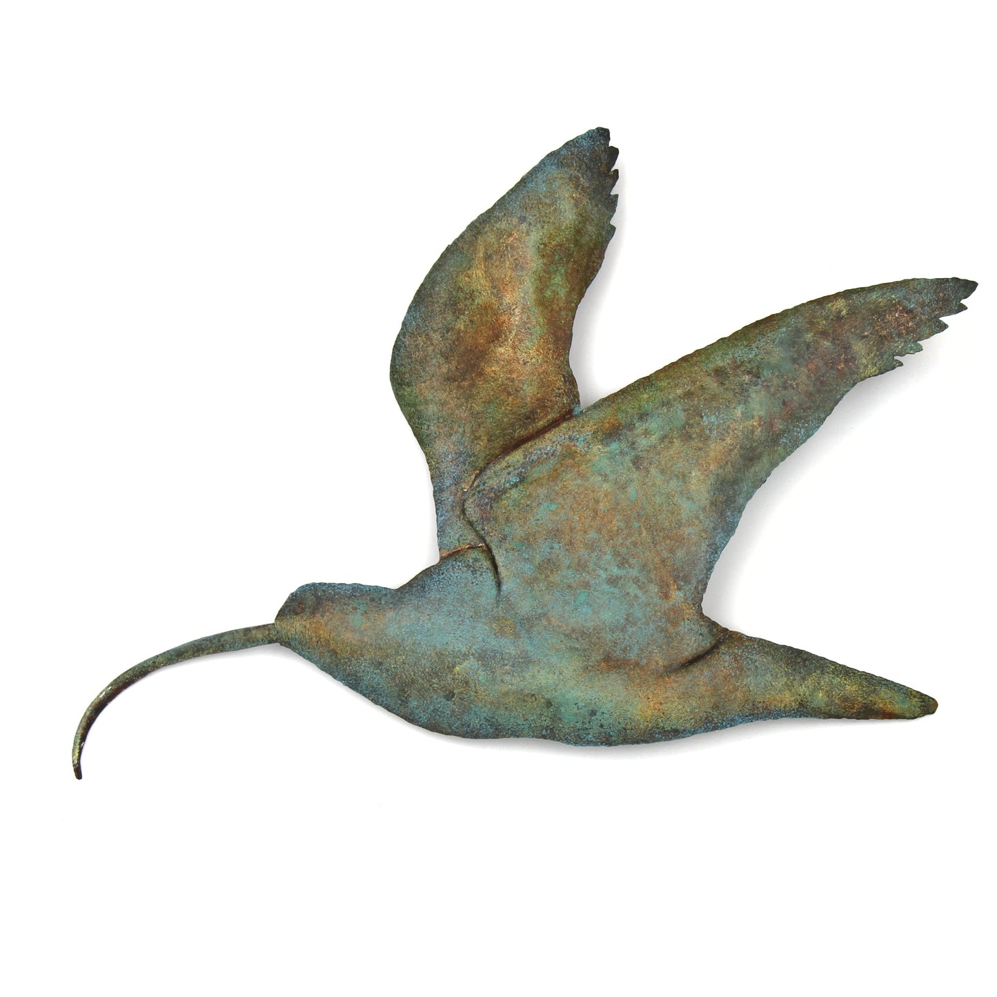 Tin Curlew with Verdigris