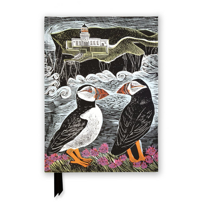 Fair Isles Puffins foiled Notebook - Lined