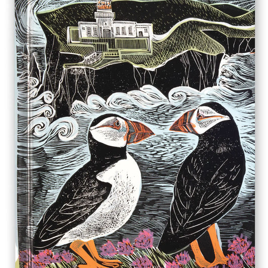 Fair Isle Puffins Foiled Sketchbook - Blank