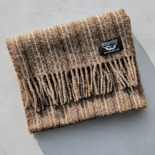 Moorit Ribbed Scarf - Ardalanish