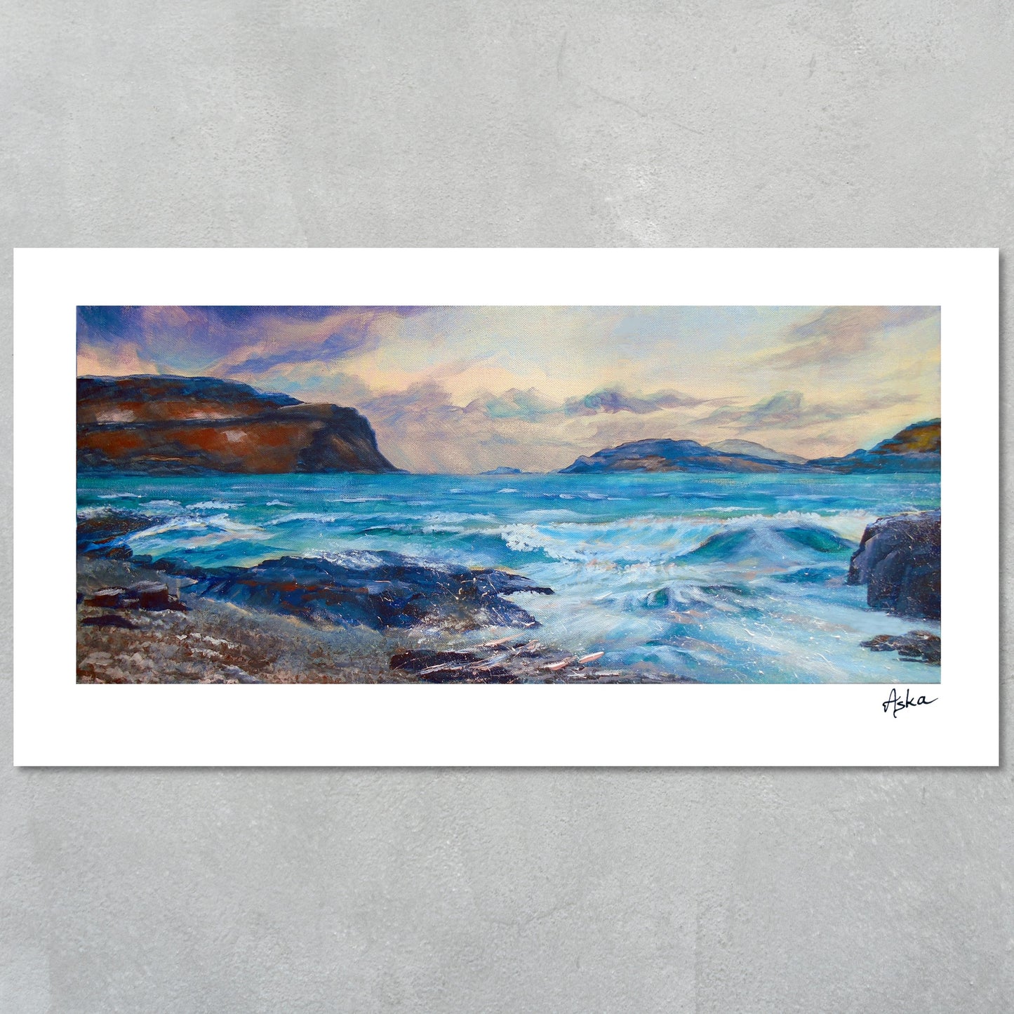 Storm Over Loch na Keal - Print