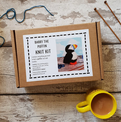Barry Puffin Knit Kit