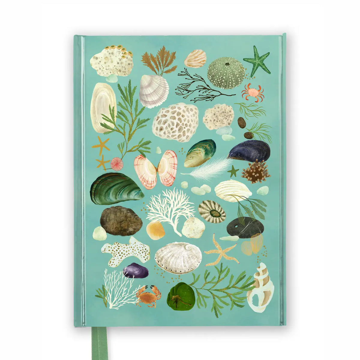 Beachcombing Foiled Notebook - Lined