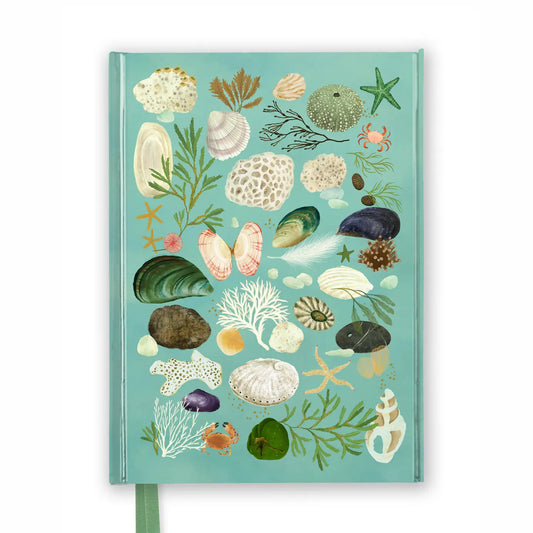 Beachcombing Foiled Notebook - Lined
