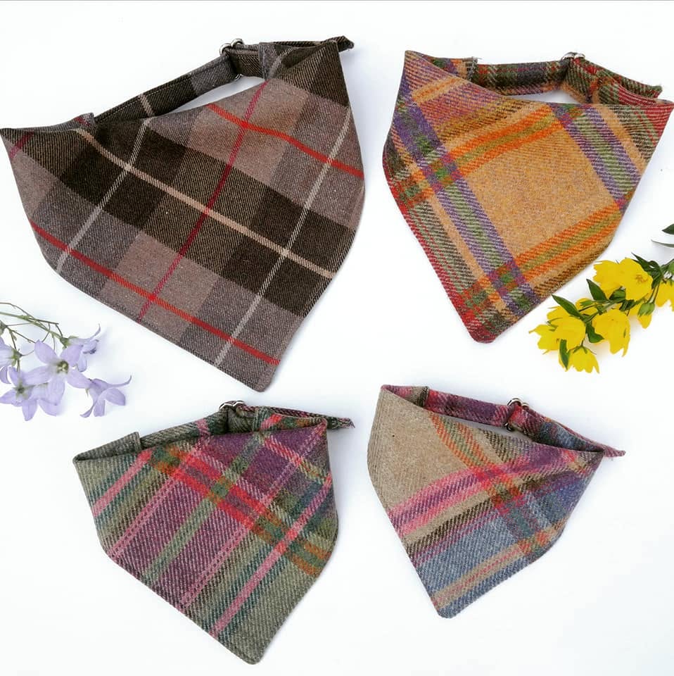 Dog Bandana - Harris Tweed