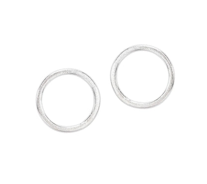 Circle Stud Earrings