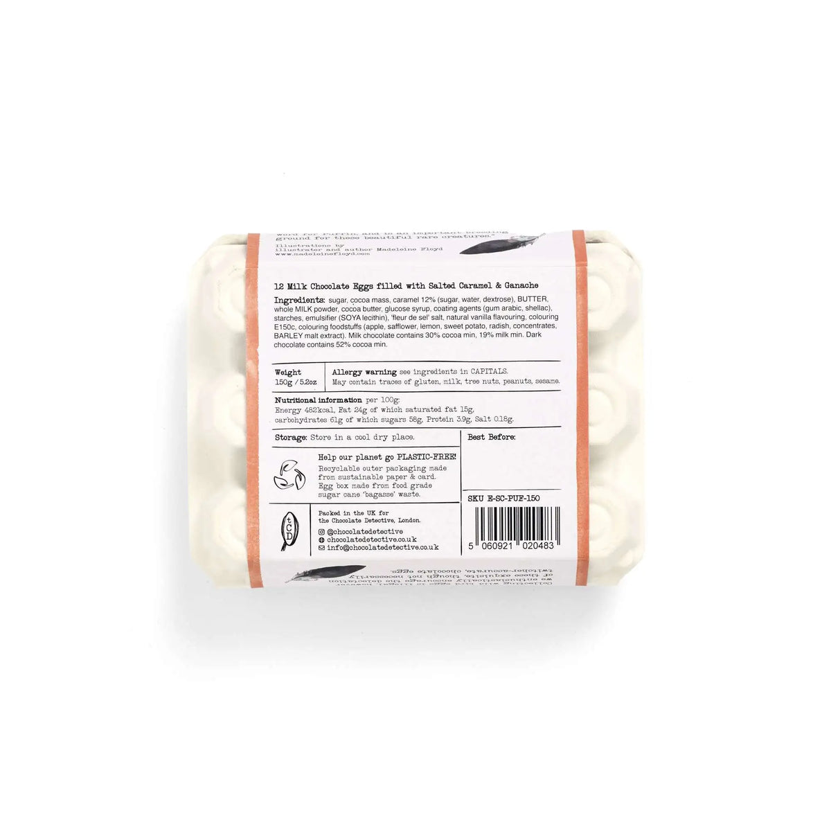 12 Puffin Egg Chocolates