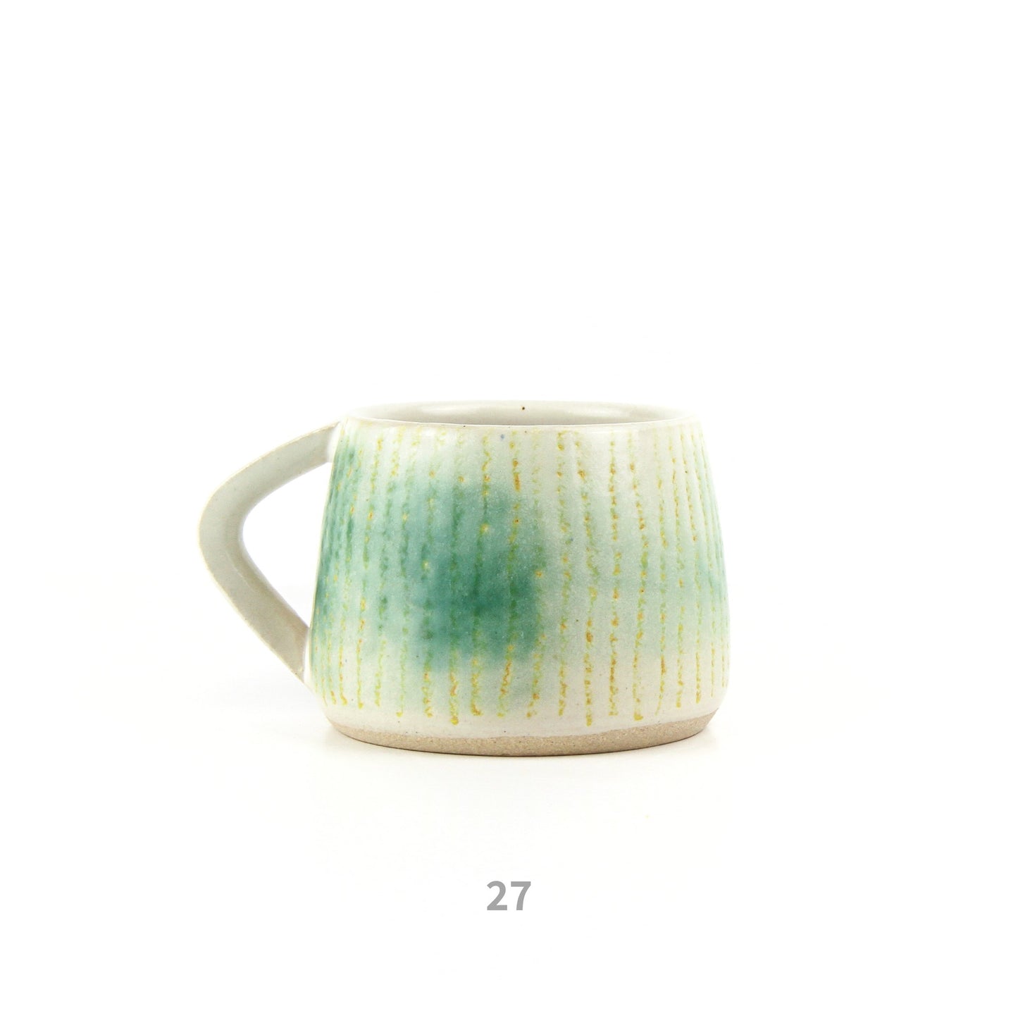 Mug - Turquoise and Yellow Stripe