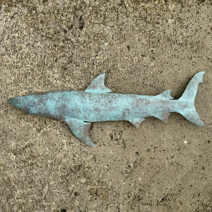 Copper Shark - Cold Forged Sculpture