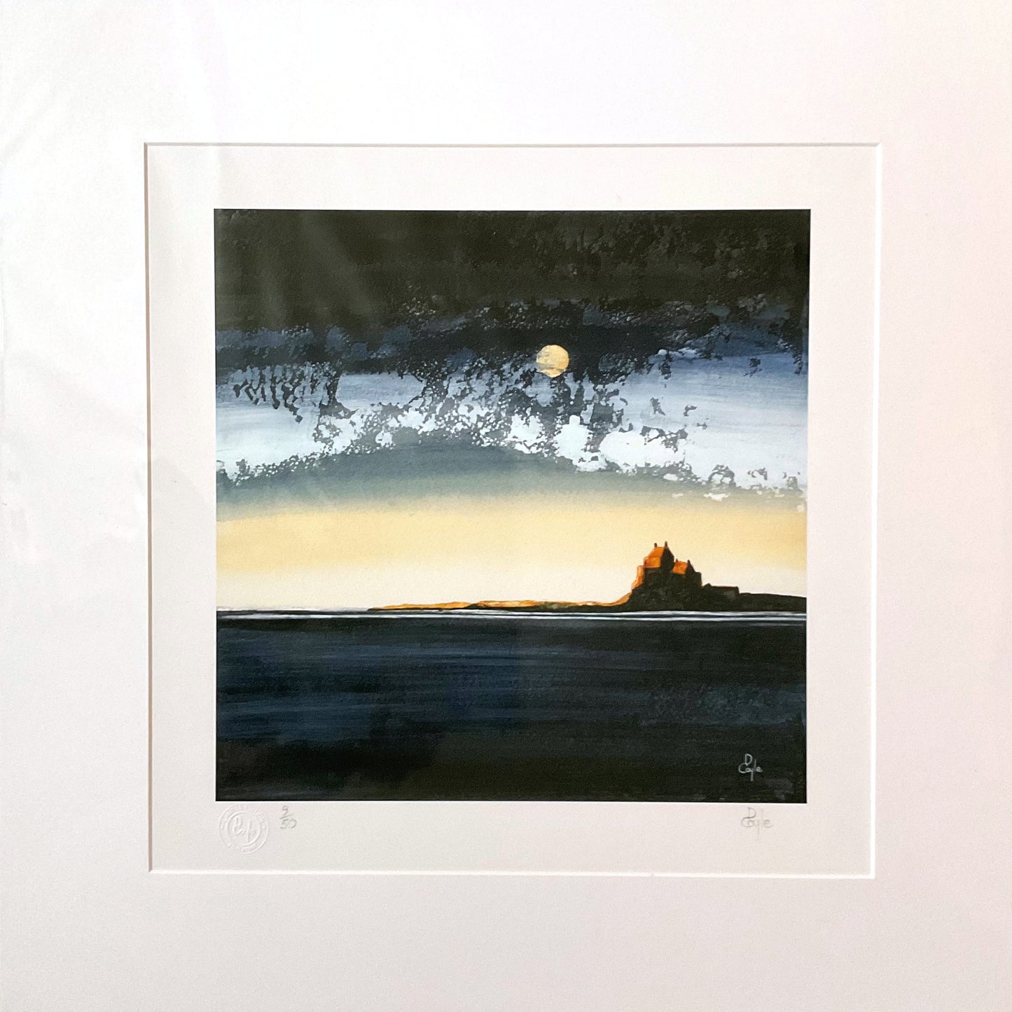 Duart Castle - Evening Light - Print