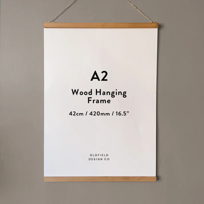 Wooden Hanging Poster/Print Frame