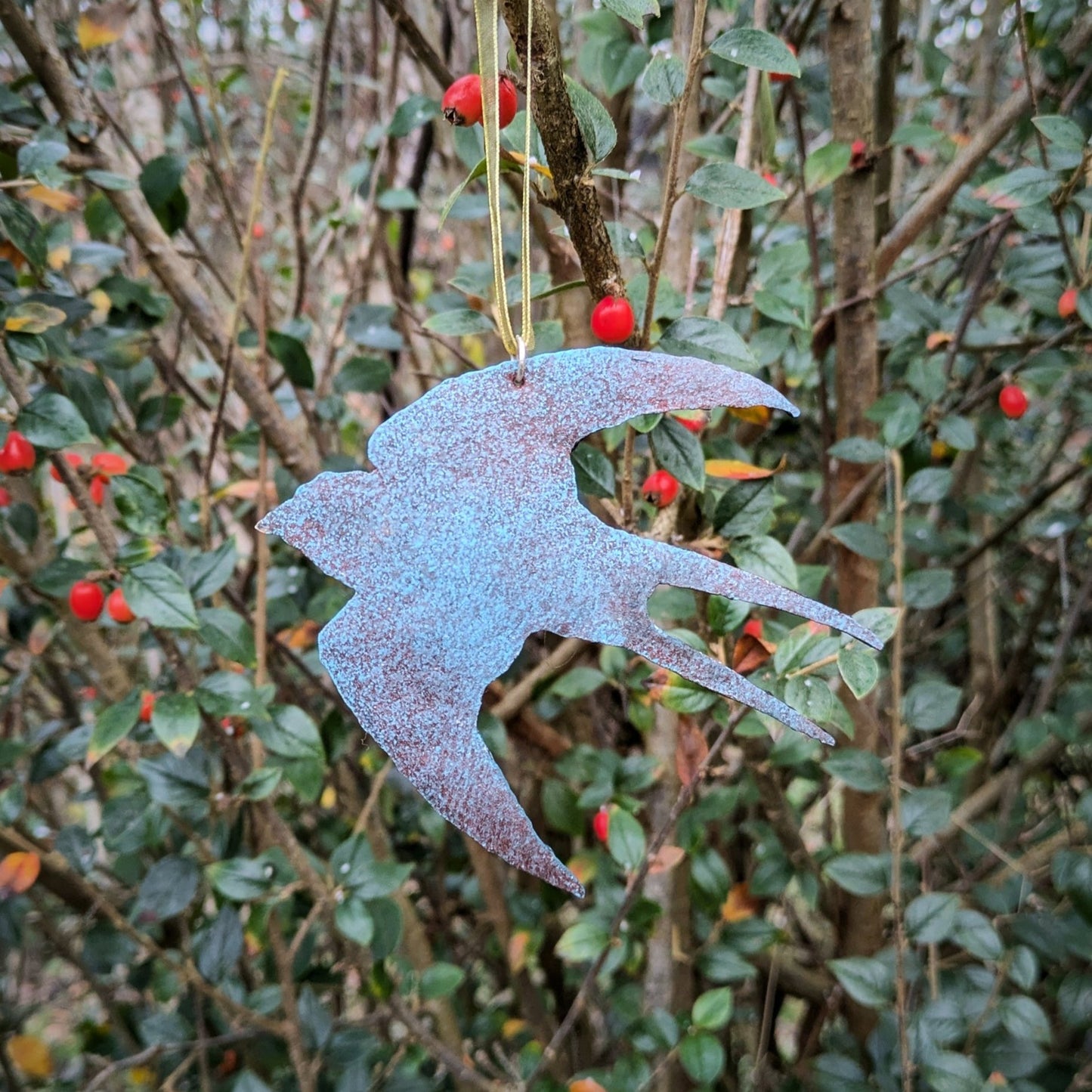 Tin Swallow Hanging Decoration