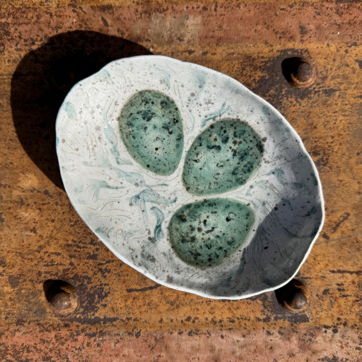 Lunga Rock Bowl - Three Tern Eggs