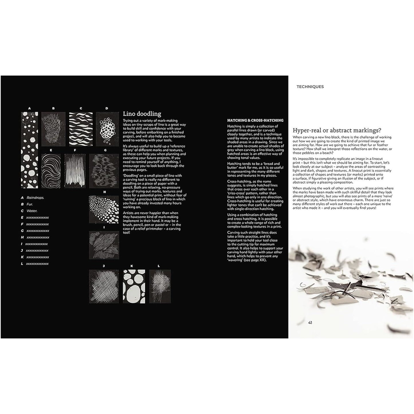 Nature Imprinted - Linocut Printing Book