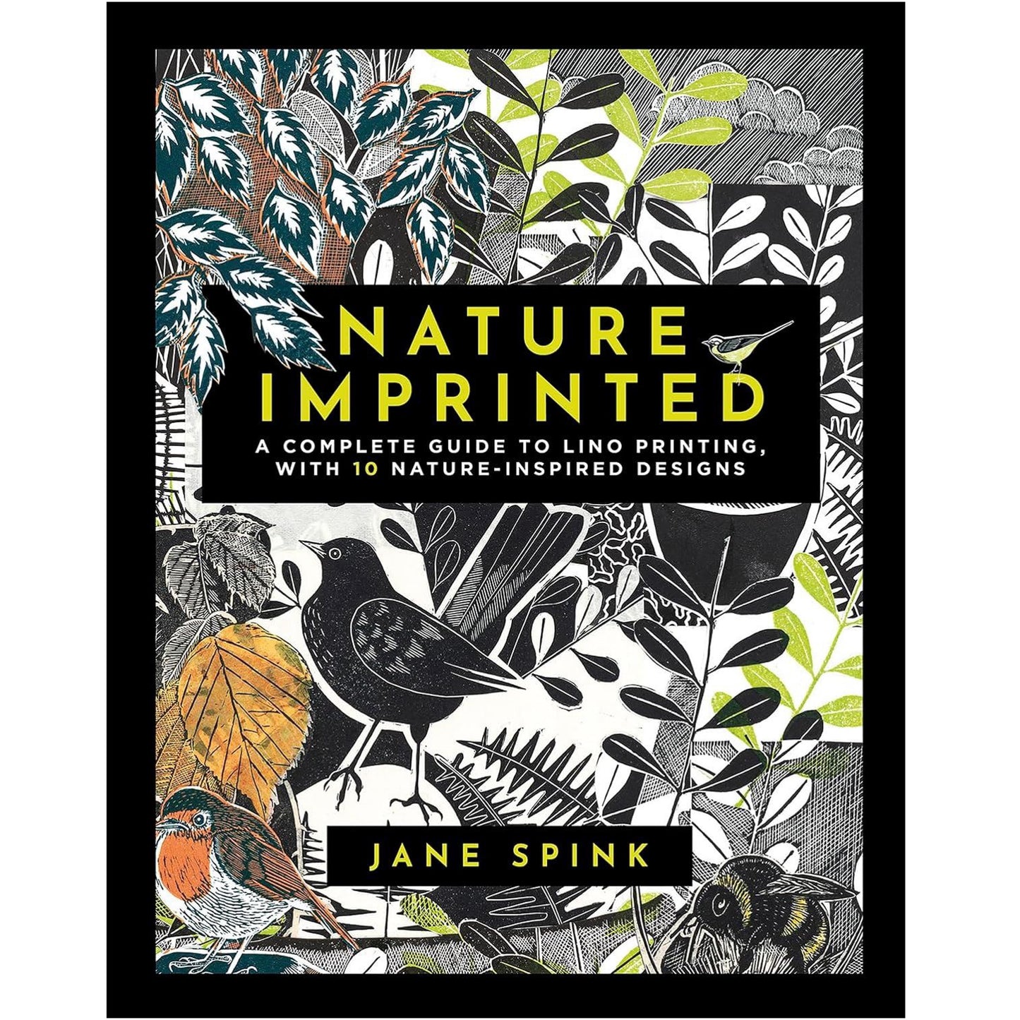 Nature Imprinted - Linocut Printing Book