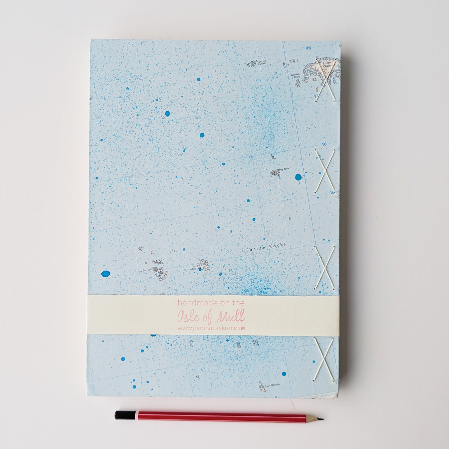 A4 Map Covered Notebook - Iona