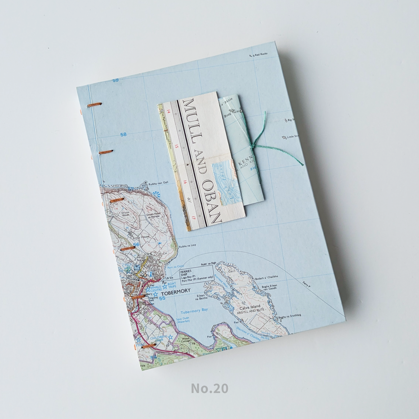 A5 Map Covered Notebook