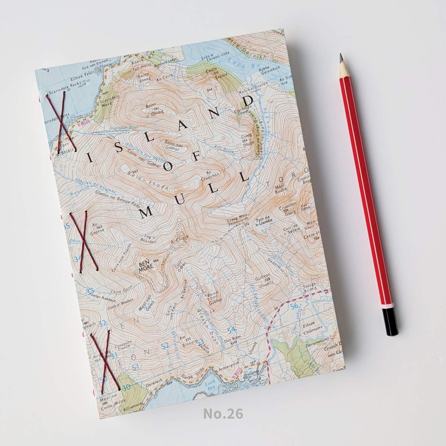 A5 Map Covered Notebook