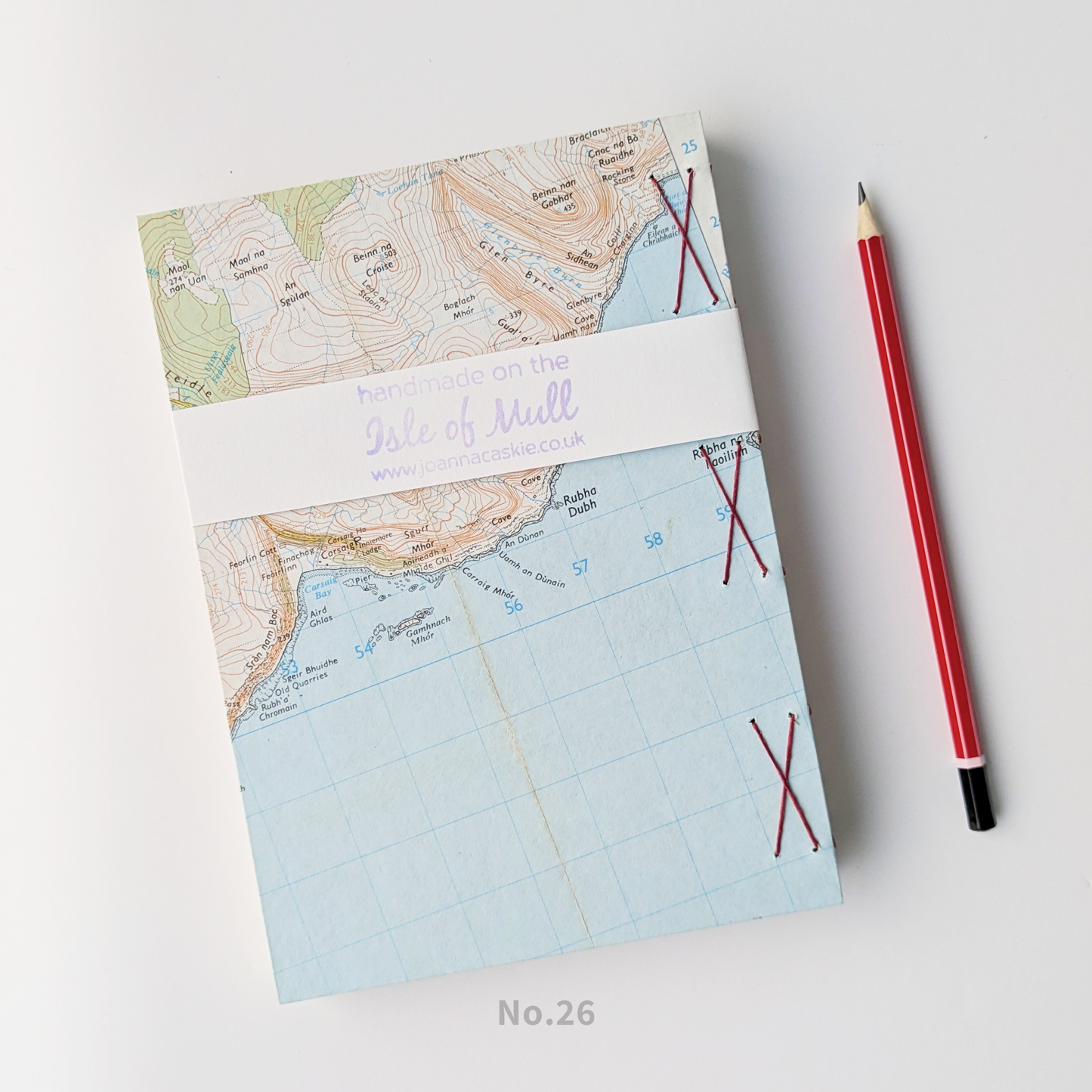 A5 Map Covered Notebook