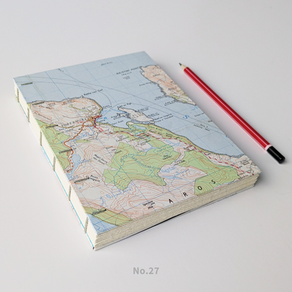 A5 Map Covered Notebook